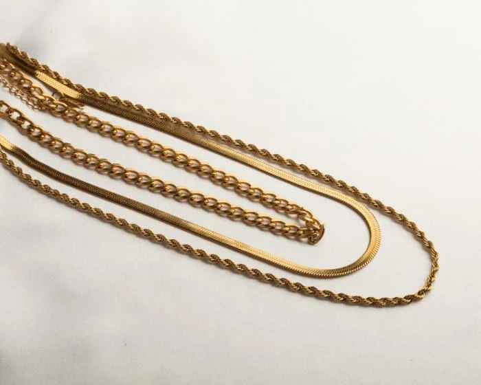 COMBO BRAID CHAINS ΤΡΙΠΛΗ ΑΤΣΑΛΙΝΗ ΑΛΥΣΙΔΑ