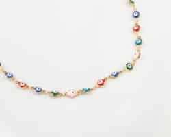 EVIL EYE NECKLACE ΠΟΛΥΧΡΩΜΟ