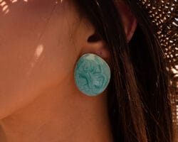 PLAYFULL DISK EARRINGS