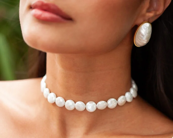 BIG PEARL EARRING - Image 2